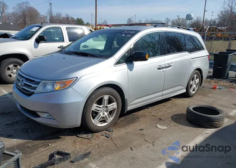 2012 Honda Odyssey Touring/Touring Elite из США, поврежденный, VIN 5FNRL5H93CB127474